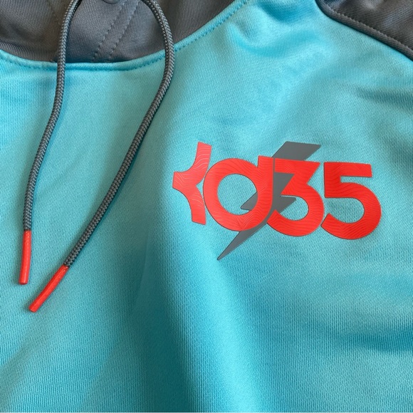 Nike Kevin Durant Blue Dri-Fit Hoodie Sweatshirt - Picture 2 of 6